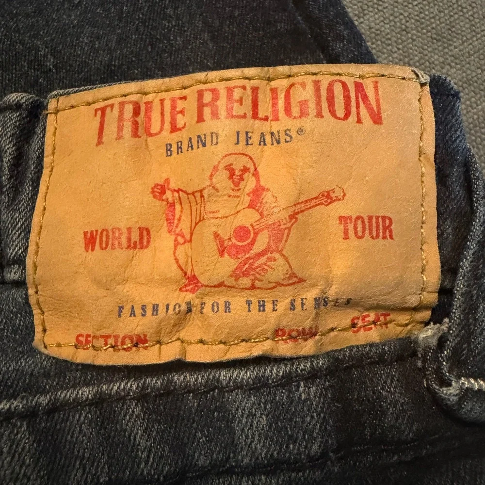 True Religion‎ Kids Geno Relaxed Slim Dark Wash Denim Jeans Size 7